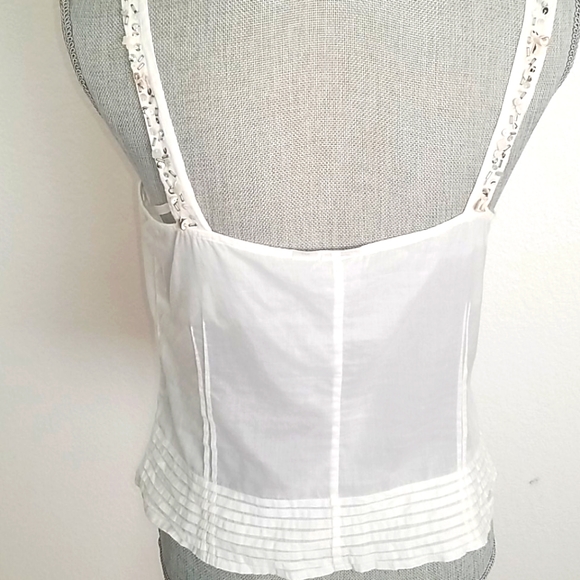 CITY DKNY Cami with Shell, Bead, and Sequin Trim - Picture 2 of 7